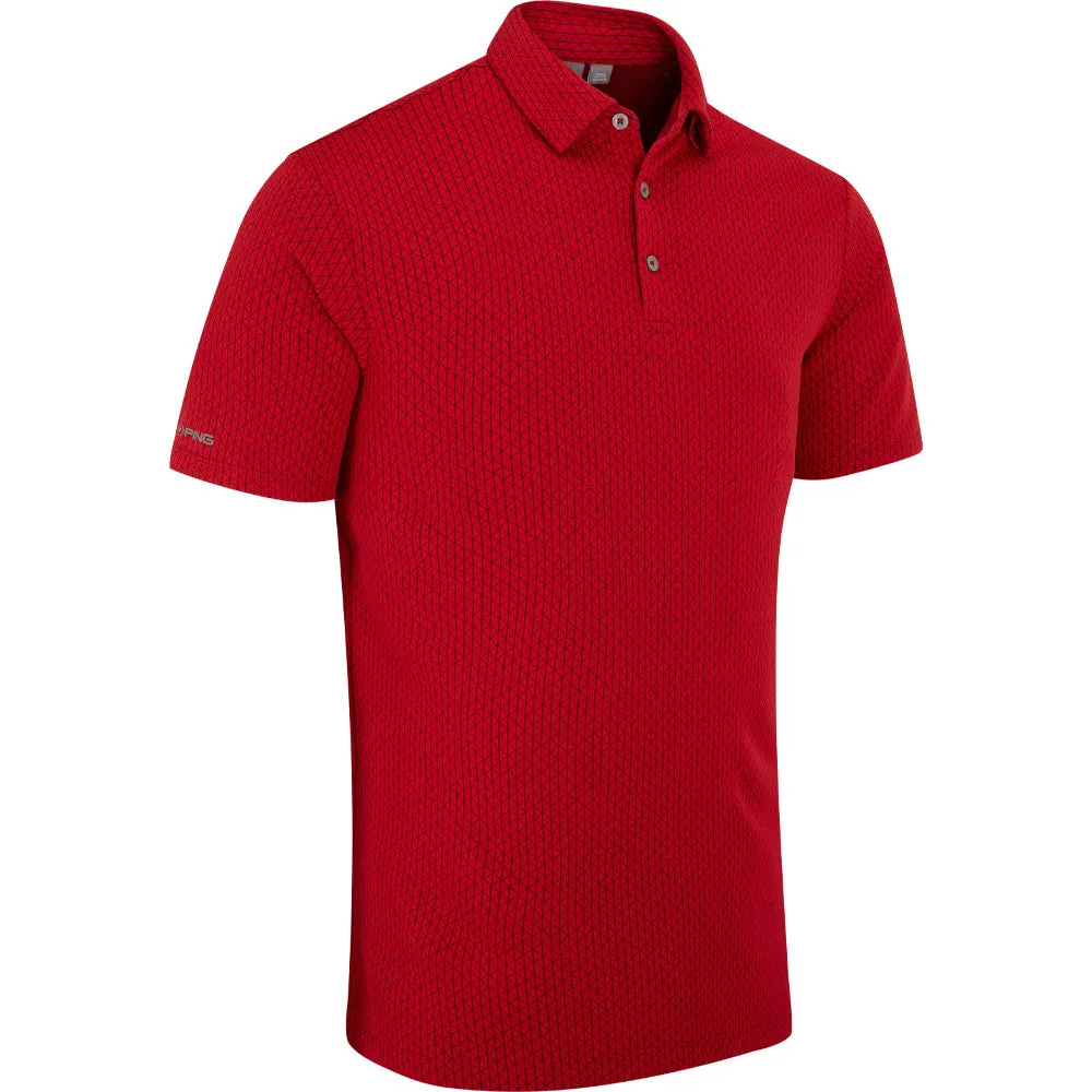 Black Friday Exclusive Ping Hershel Polo Shirt - Rich Red Multi