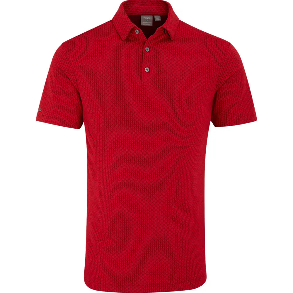 Clearance Sale Ping Hershel Polo Shirt - Rich Red Multi