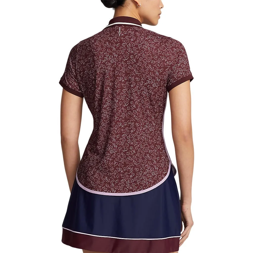Rlx Ralph Lauren Women'S Printed Airflow Golf Polo Shirt - University Floral Move Like You Mean It Never Just Walk