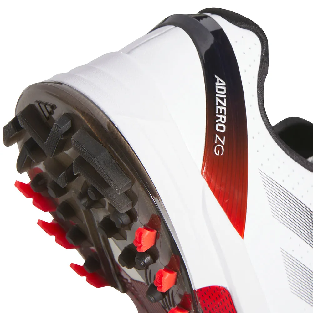 Adidas Adizero Zg Spikeless Waterproof Shoes - White/Lucid Red/Core Black Sweetest Day Sale Bring the Heat