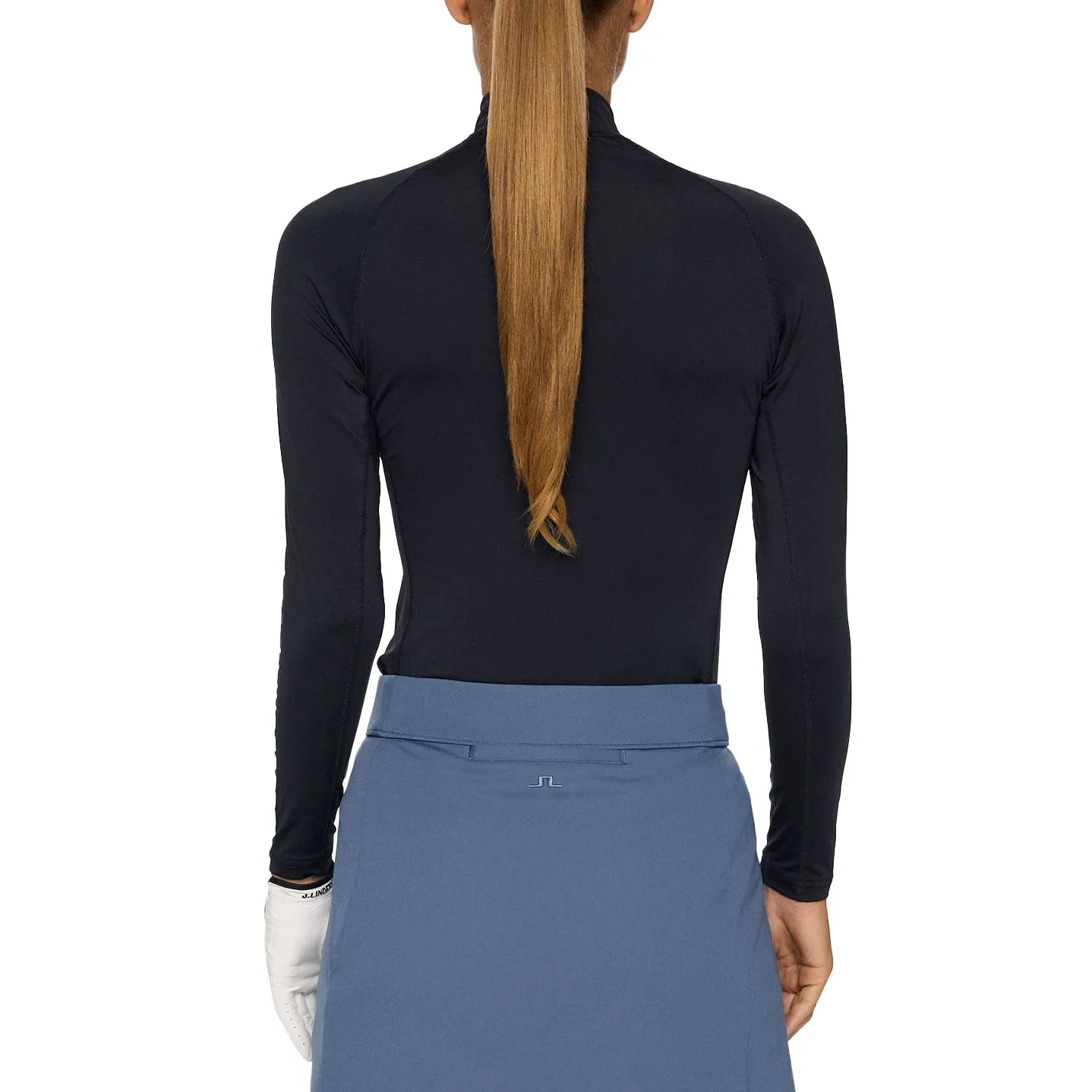 J.Lindeberg Women'S Ella Compression Golf Shirt - Jl Navy Mother's Day Sale Christmas Day Sale