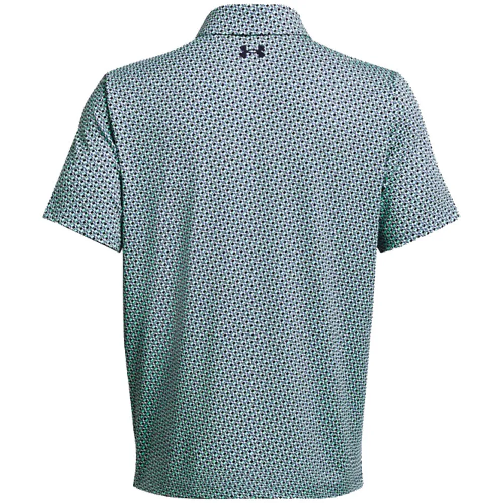 Under Armour Playoff 3.0 Printed Polo Shirt - Starlight/Midnight Navy Step Out Boldly