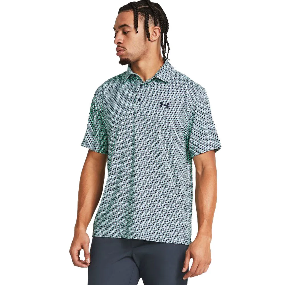 Labor Day Sale Under Armour Playoff 3.0 Printed Polo Shirt - Starlight/Midnight Navy