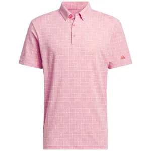 Engineered for Speed Economical Adidas Go-To Novelty Polo Shirt - Preloved Scarlet