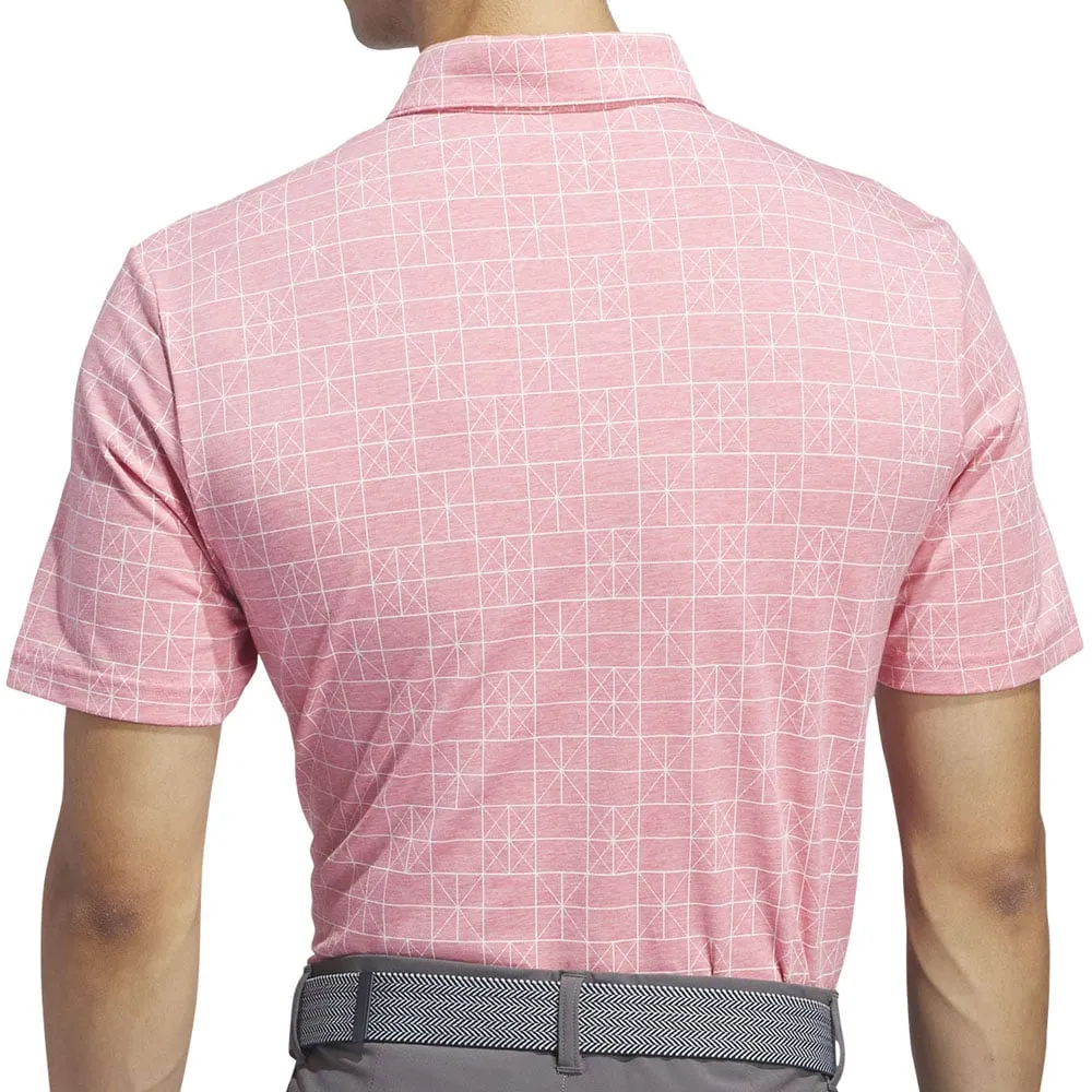 Designed to Dominate Adidas Go-To Novelty Polo Shirt - Preloved Scarlet