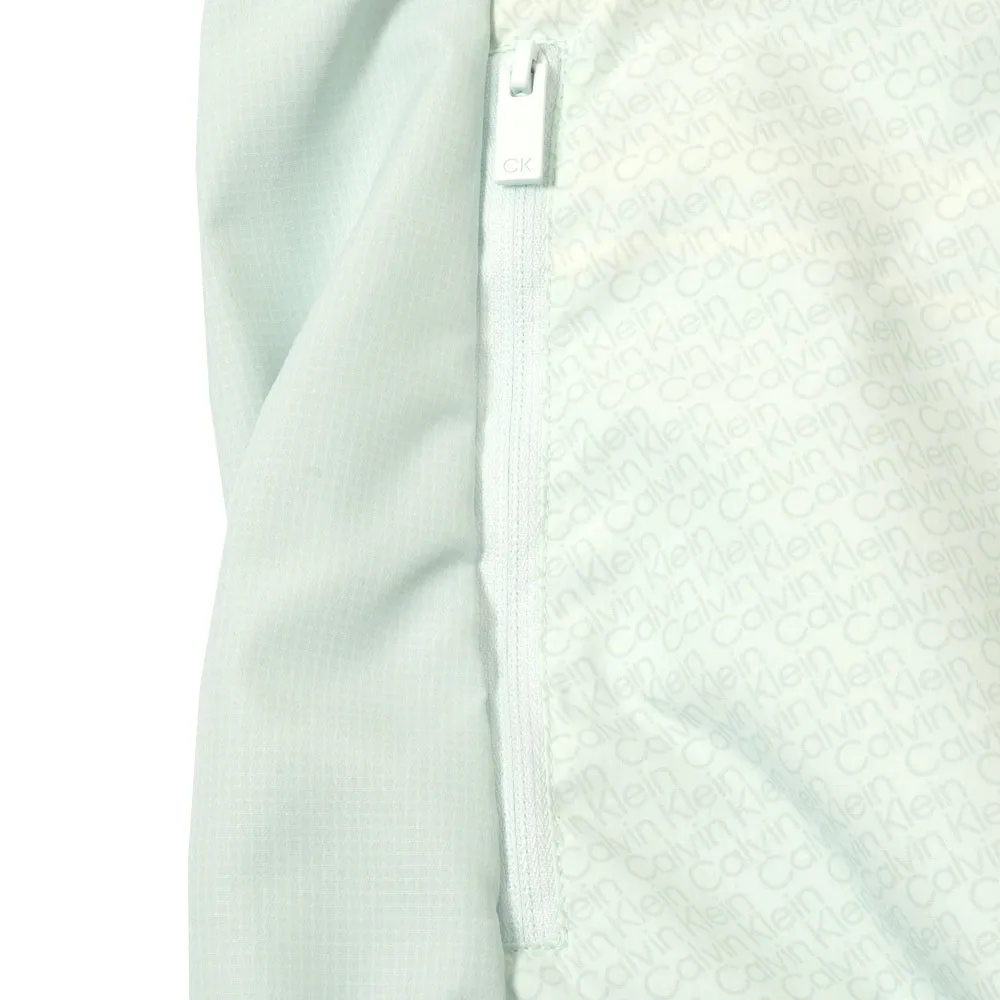 Engineered for Speed Calvin Klein Printed Windbreaker Jacket - Light Jade