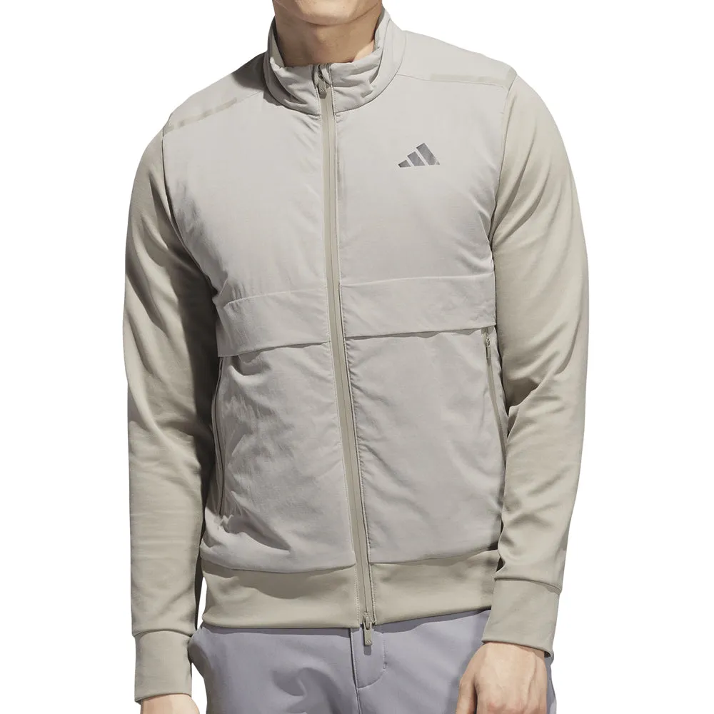 Black Friday Exclusive Adidas Ultimate365 Tour Frostguard Full-Zip Jacket - Putty Beige