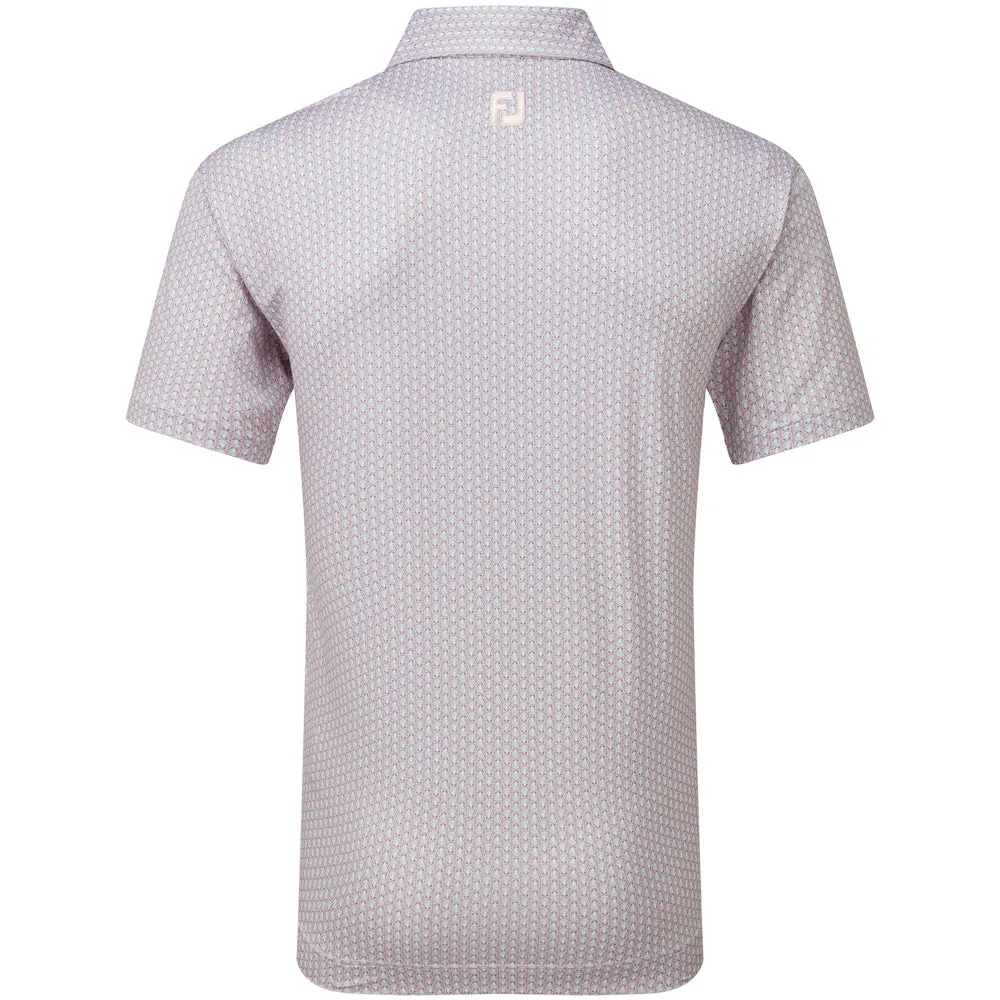 Footjoy Scallop Shell Foulard Polo Shirt - Light Pink Rule the Streets