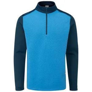 Ping Nolan 1/4 Zip Pullover - Tidal Blue/Navy Black Friday Exclusive Stay in Motion