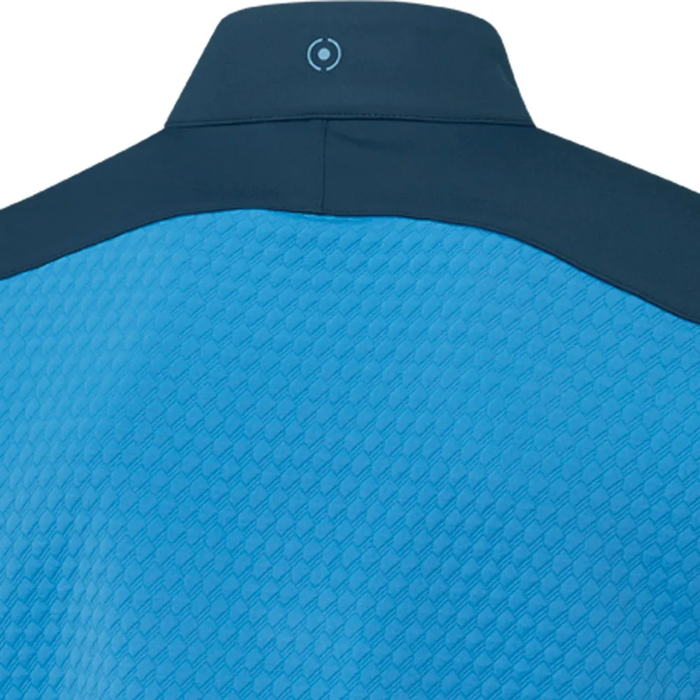 Ping Nolan 1/4 Zip Pullover - Tidal Blue/Navy Power Every Step Never Just Walk