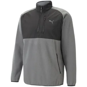 Puma Sherpa 1/4 Zip Pullover - Quiet Shade/Black Labor Day Sale All Eyes on You
