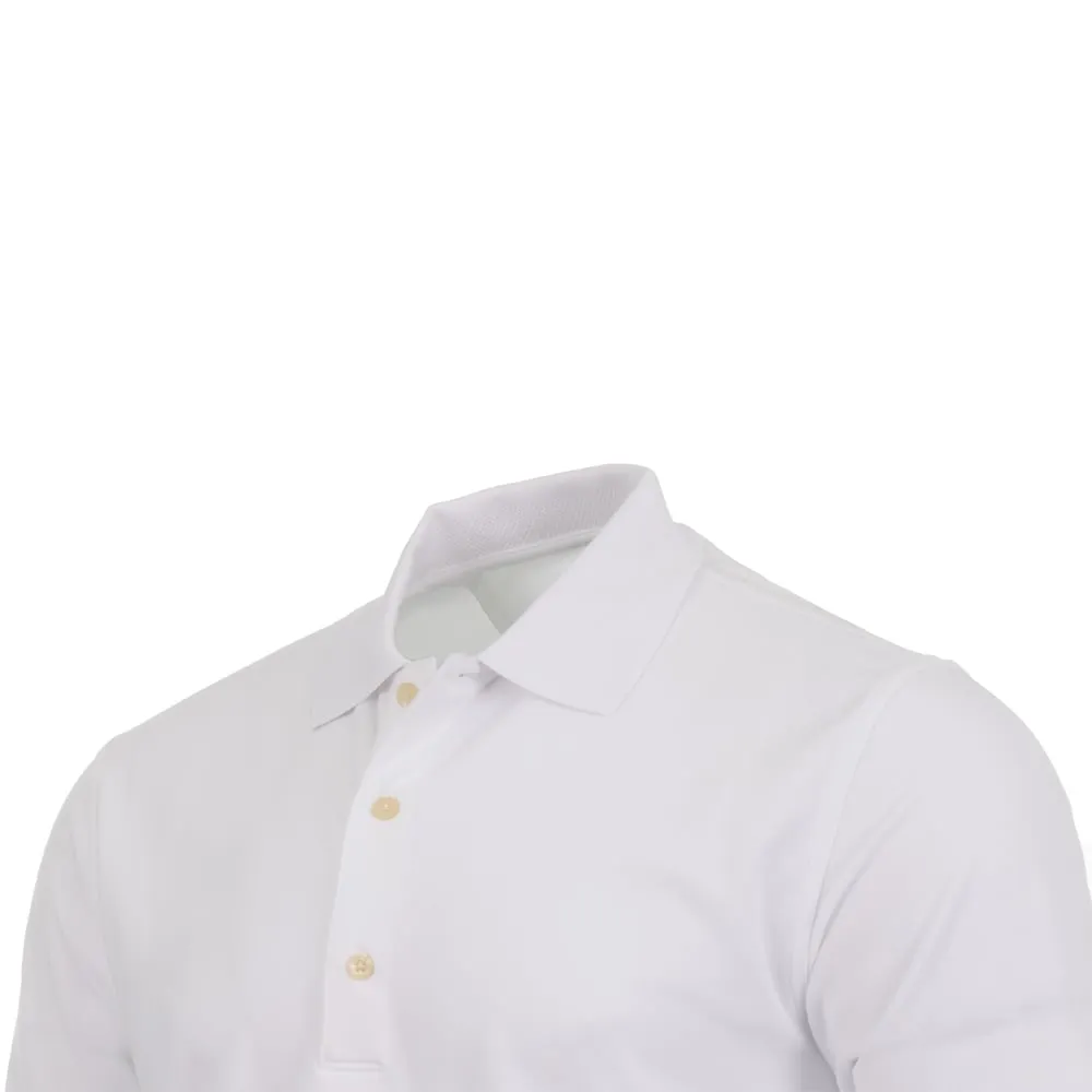 Affordable Greg Norman By Proquip Performance Micro Pique Polo Shirt - White