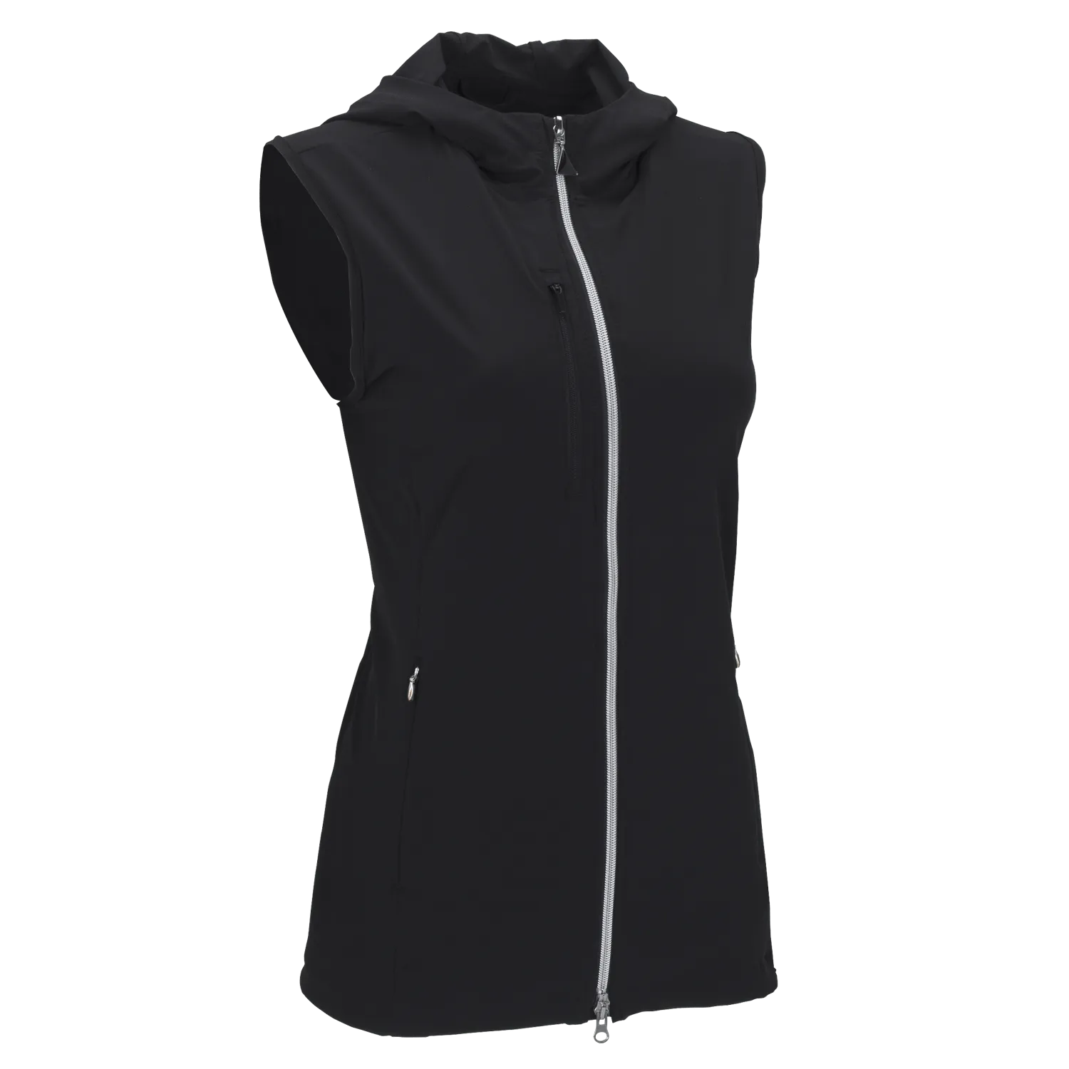Greg Norman - Women'S Windbreaker Full-Zip Hooded Vest Designed to Dominate Easter Sale