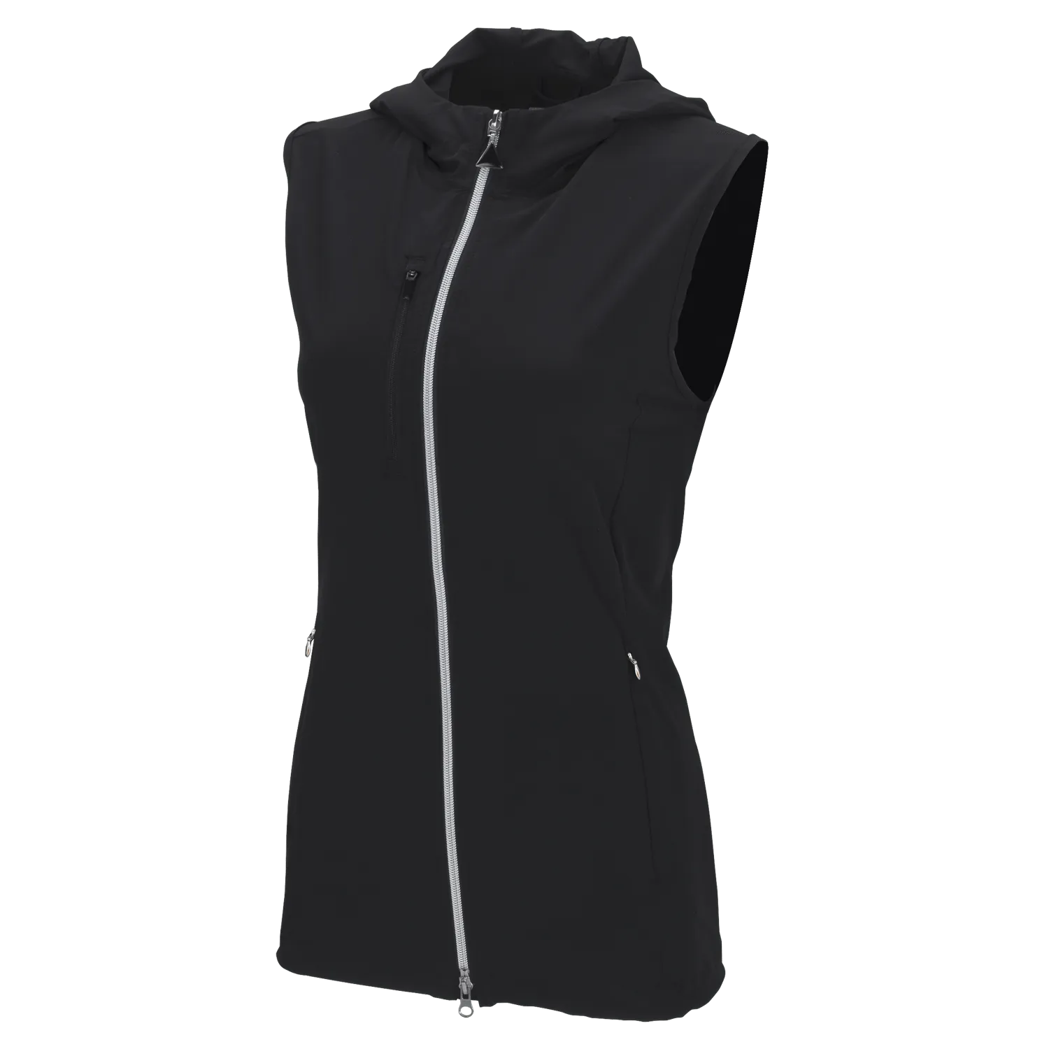 Greg Norman - Women'S Windbreaker Full-Zip Hooded Vest Economical