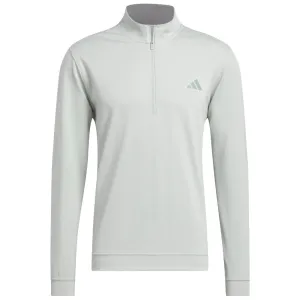 Adidas Elevated 1/4 Zip Lc Pullover - Wonder Silver Big Savings