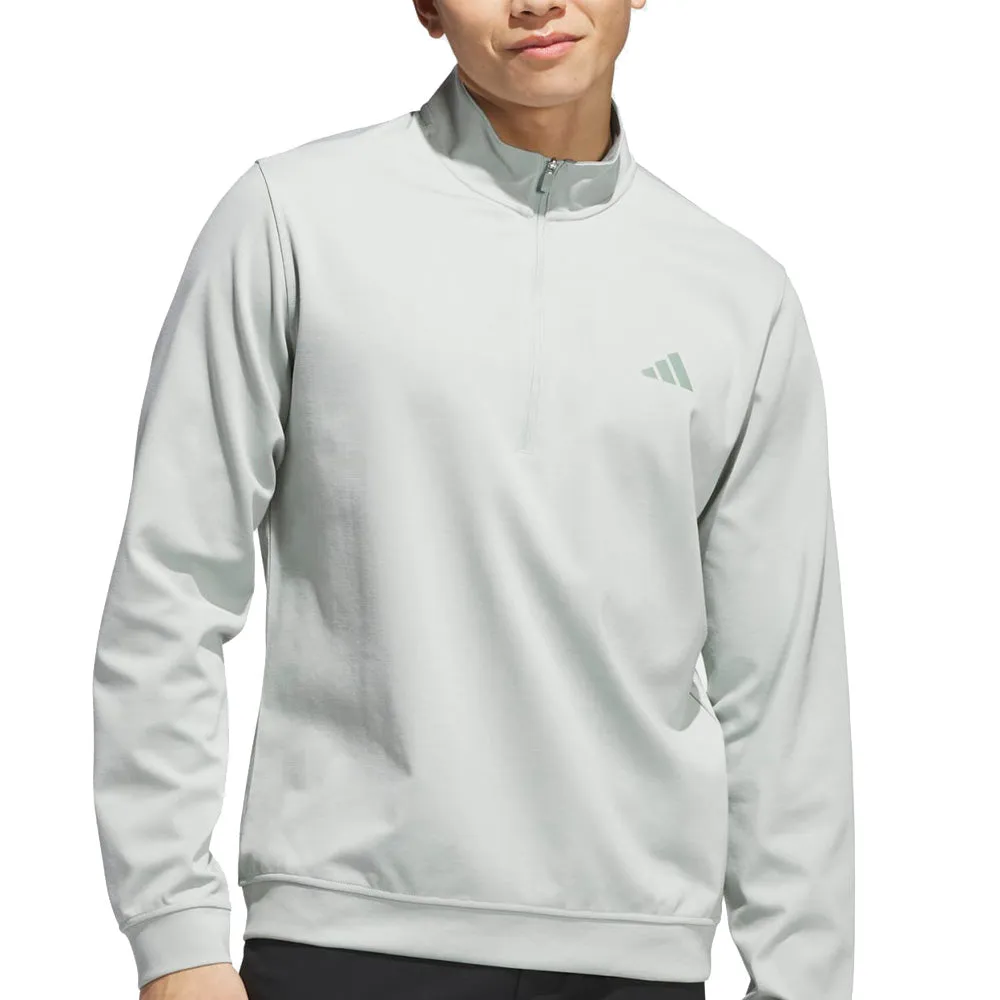 Autumn Sale Built to Move You Adidas Elevated 1/4 Zip Lc Pullover - Wonder Silver