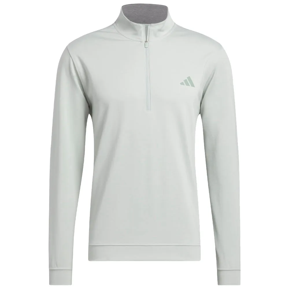 Adidas Elevated 1/4 Zip Lc Pullover - Wonder Silver Big Savings
