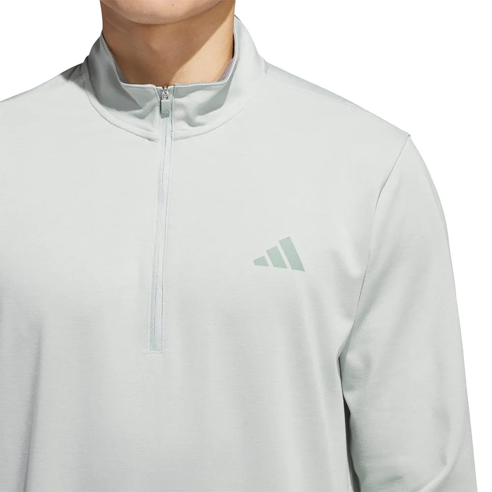 Loud Looks, Smooth Moves Feel the Energy Adidas Elevated 1/4 Zip Lc Pullover - Wonder Silver