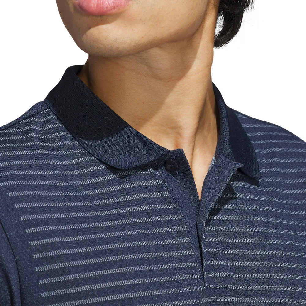 Black Friday Offer Own Every Step Adidas Ultimate365 Tour Seamless Stripe Polo Shirt - Collegiate Navy