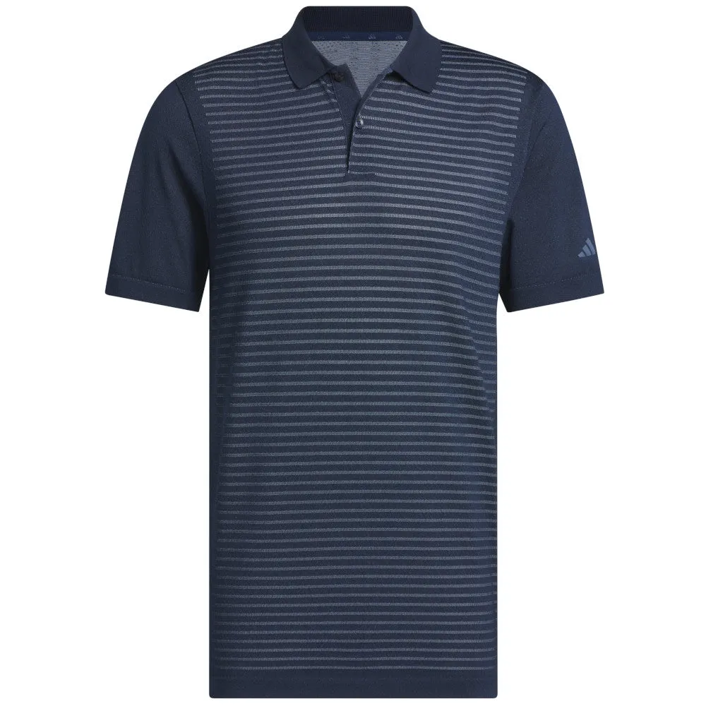 Special Offer Adidas Ultimate365 Tour Seamless Stripe Polo Shirt - Collegiate Navy