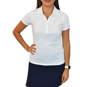 Christmas Eve Sale Glenmuir Women'S Paloma Golf Shirt - White