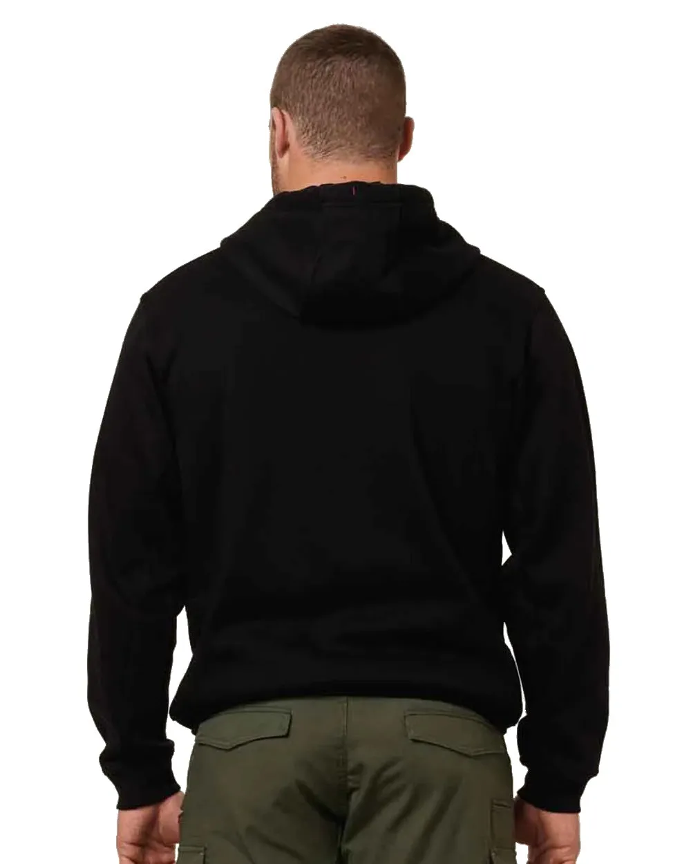 Hard Yakka Mens Brushed Fleece Hoodie Cotton Polo Shirts Men