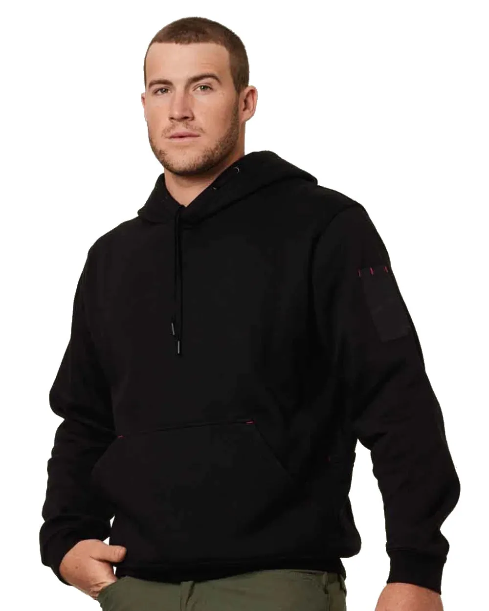 Hard Yakka Mens Brushed Fleece Hoodie Workwear Fleece Jackets