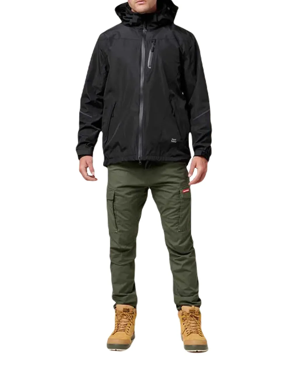 Hard Yakka Mens Orbit Waterproof Jacket Men's Jackets and Coats