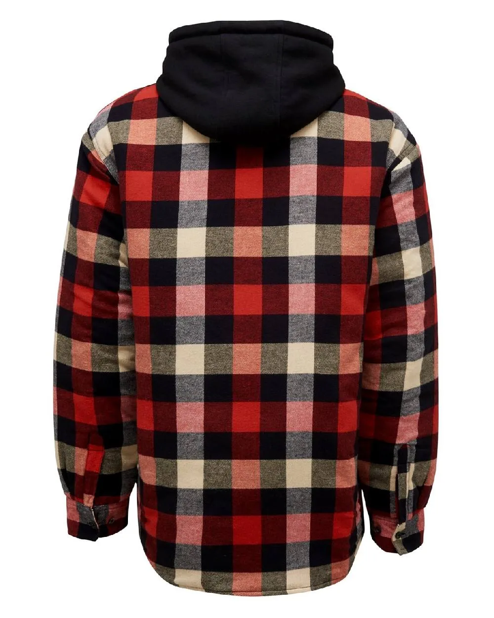Hard Yakka Mens Quilted Flannel Shacket Workwear Button Shirts