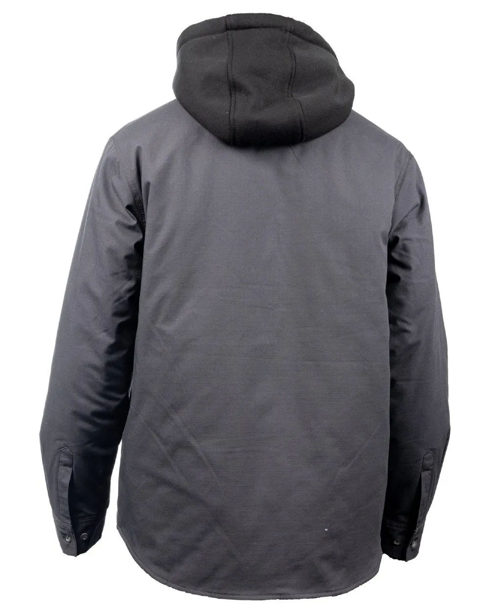 Hard Yakka Mens Quilted Solid Shacket Workwear Button Shirts