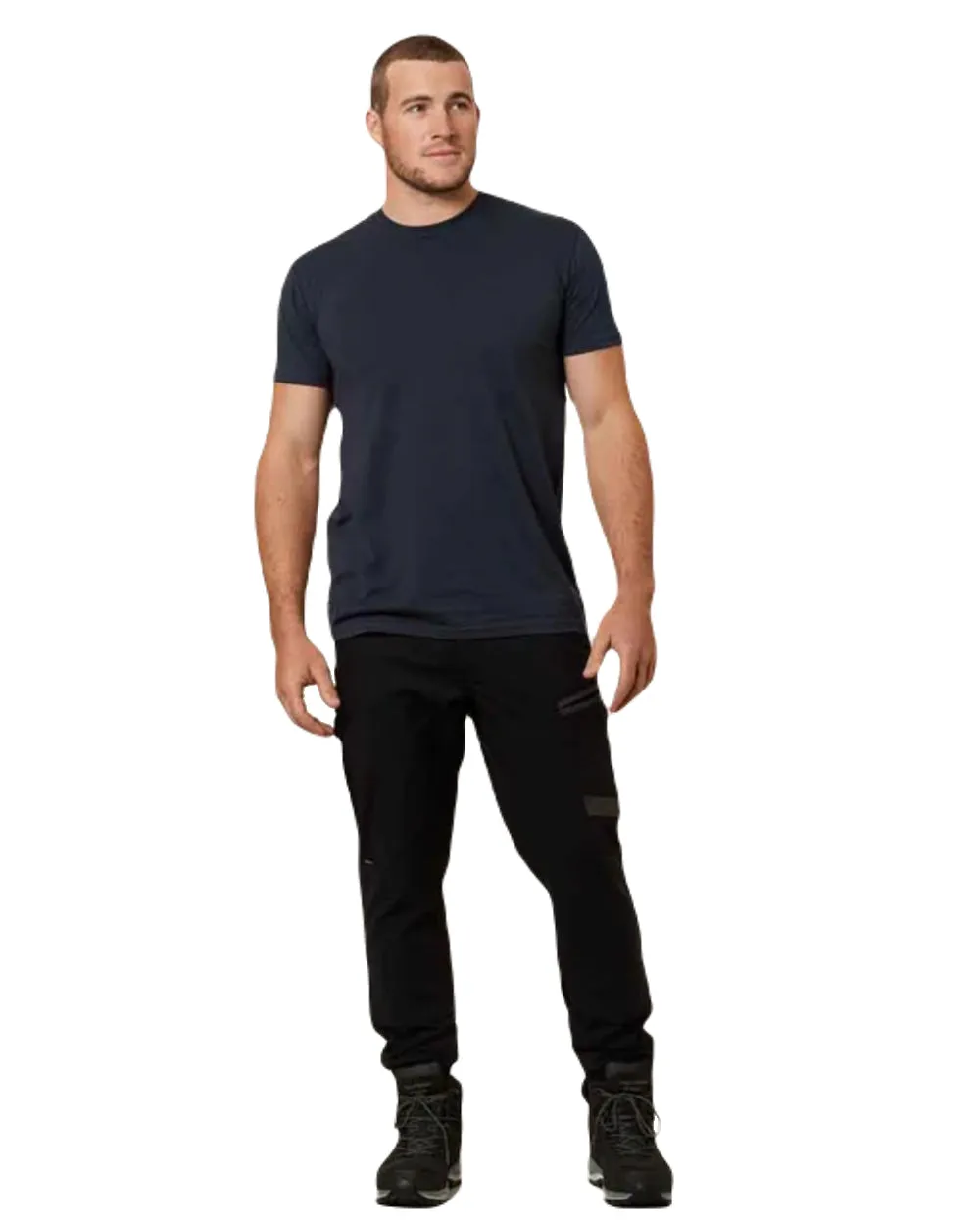 Hard Yakka Mens Raptor Active Cuffed Trousers Heavy Duty Work Pants