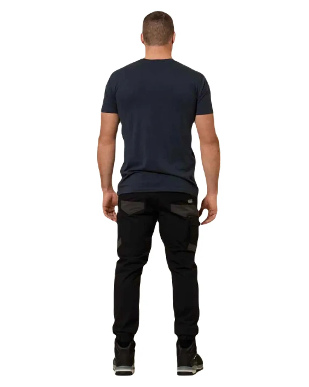 Hard Yakka Mens Raptor Active Cuffed Trousers Heavy Duty Work Pants