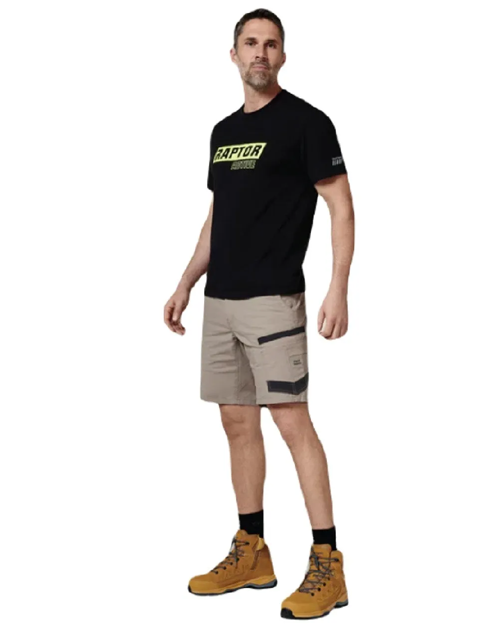 Hard Yakka Raptor Active Cargo Shorts Walking Cargo Shorts