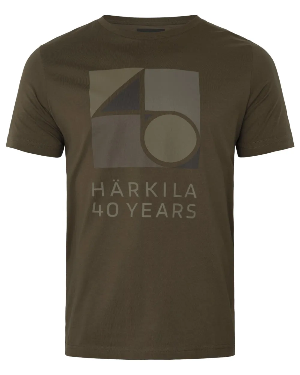 Harkila Anniversary Short Sleeve T-Shirt Cotton Crew Neck Tees Men