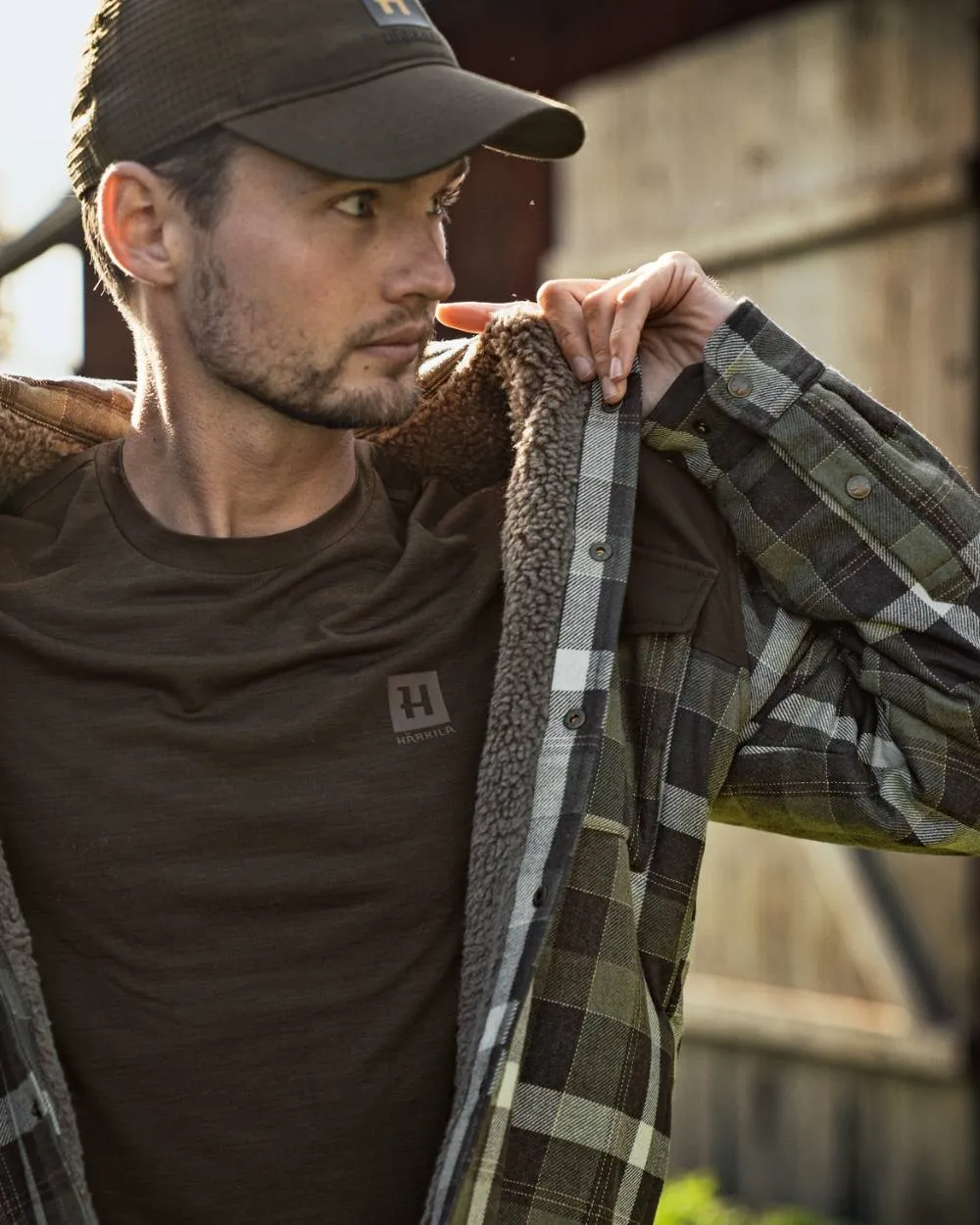 Harkila Asmund Insulated Wool Shirt Jacket Harkila Button Shirts