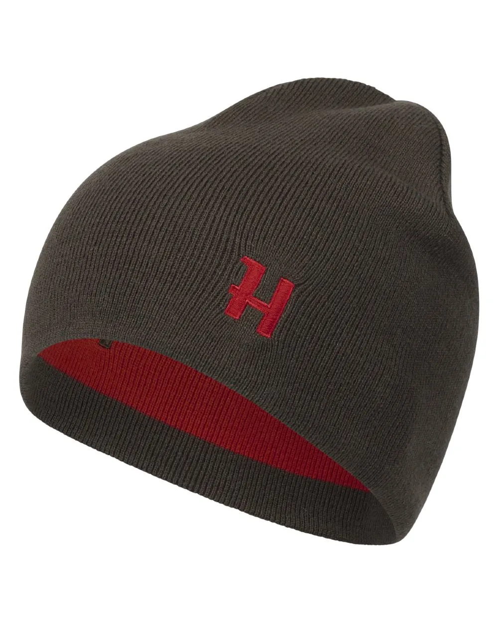 Harkila Aspire Reversible Beanie Thick Knit Beanie Caps