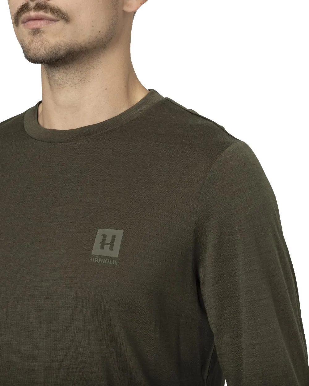 Harkila Base All Season Long Sleeve T-Shirt Shooting Check Shirts