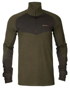 Harkila Base Warm Zip Neck Cotton Crew Sweatshirts