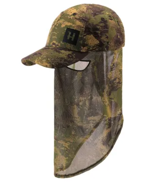 Harkila Deer Stalker Camo Cap With Mesh Neck Warmer Face Covers