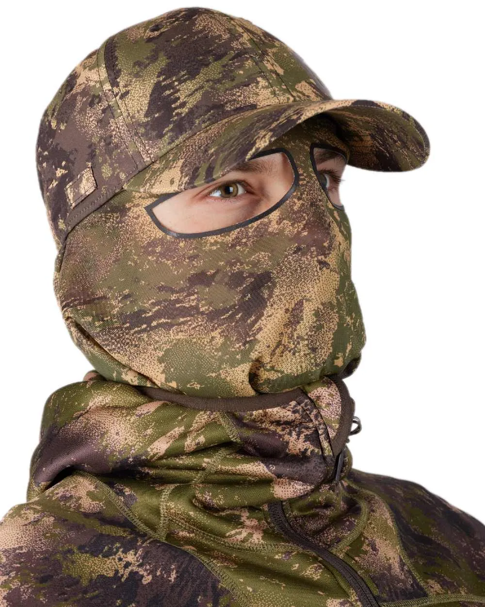 Harkila Deer Stalker Camo Cap With Mesh Shooting Sun Hats