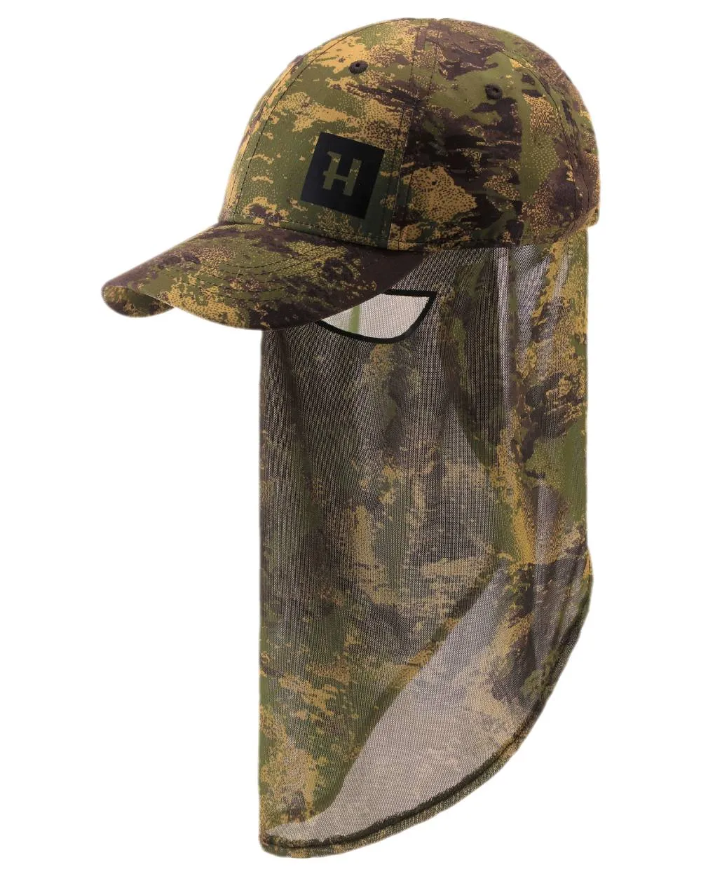 Harkila Deer Stalker Camo Cap With Mesh Shooting Wide-Brim Hats