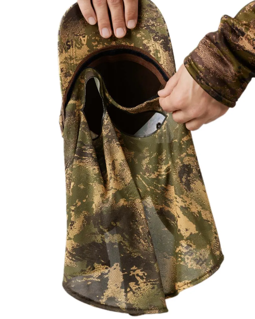 Harkila Deer Stalker Camo Cap With Mesh Shooting Sun Hats