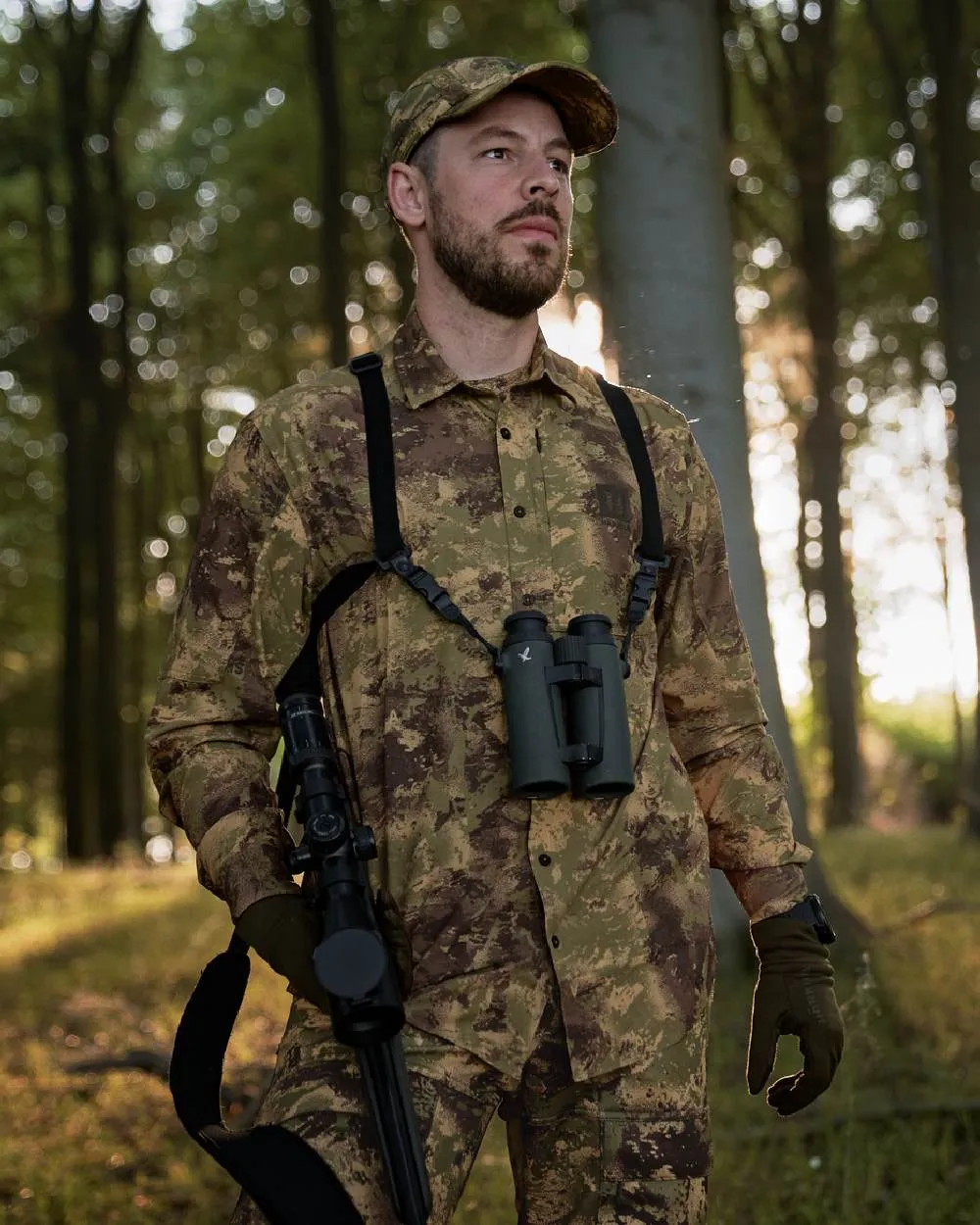 Harkila Deer Stalker Camo Long Sleeve Shirt Harkila Button Shirts