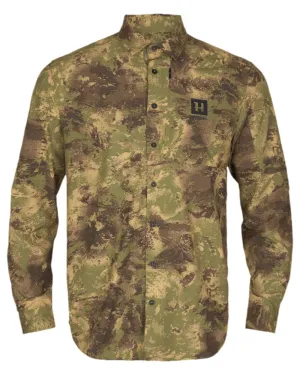 Harkila Deer Stalker Camo Long Sleeve Shirt Shooting Oxford Shirts