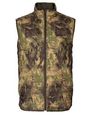 Harkila Deer Stalker Camo Reversible Packable Waistcoat Brushed Tartan Shirts