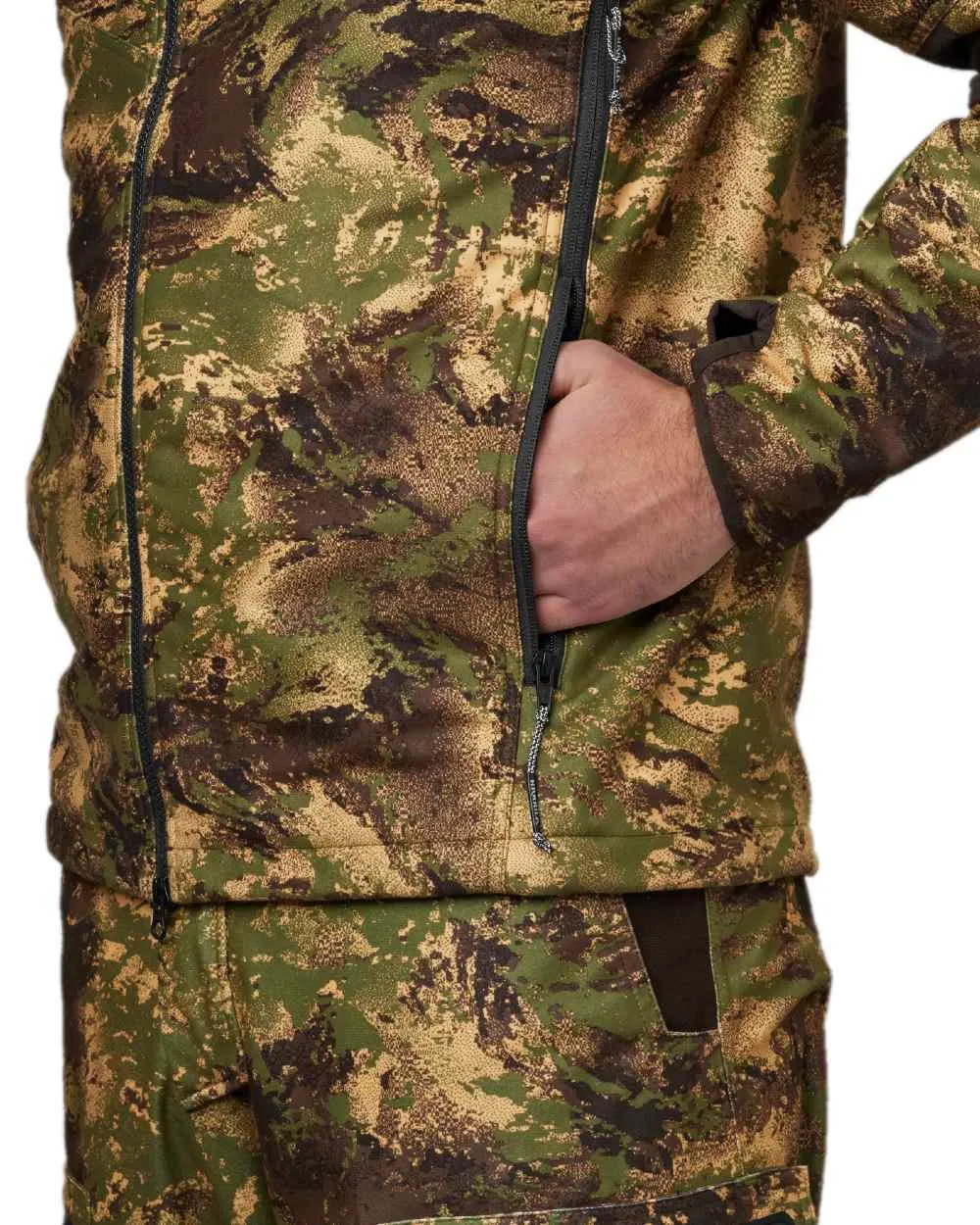 Harkila Deer Stalker Camo WSP Fleece Jacket Hunting Fleece Jackets