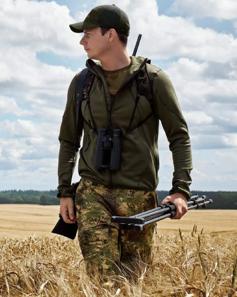 Harkila Deer Stalker Full Zip Fleece Hoodie Hunting Fleece Jackets