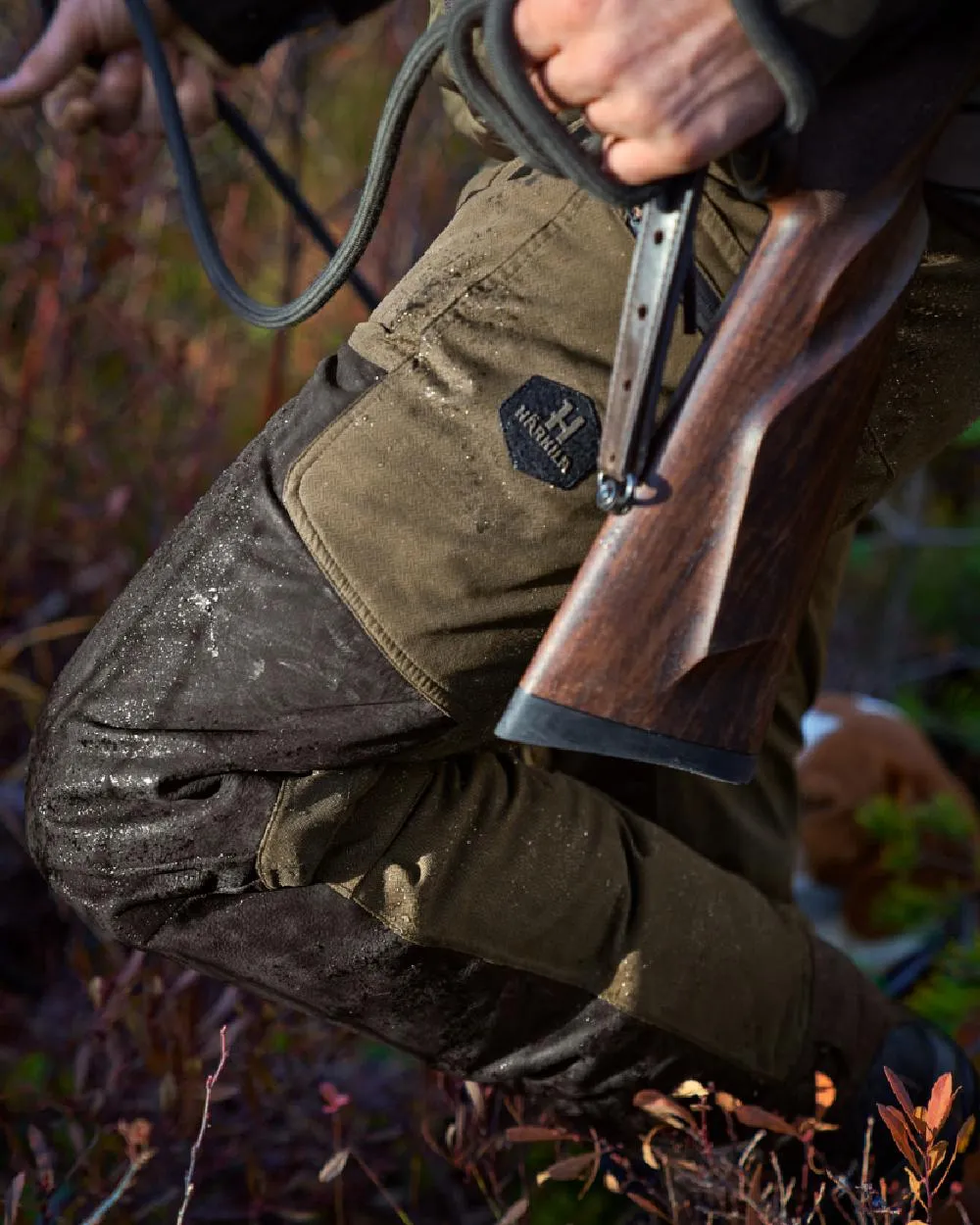 Harkila Driven Hunt HWS Leather Trousers Harkila Hunting Jackets