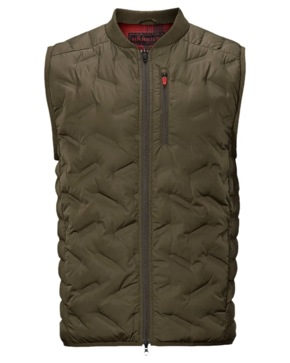 Harkila Driven Hunt Insulated Waistcoat Brushed Tartan Shirts