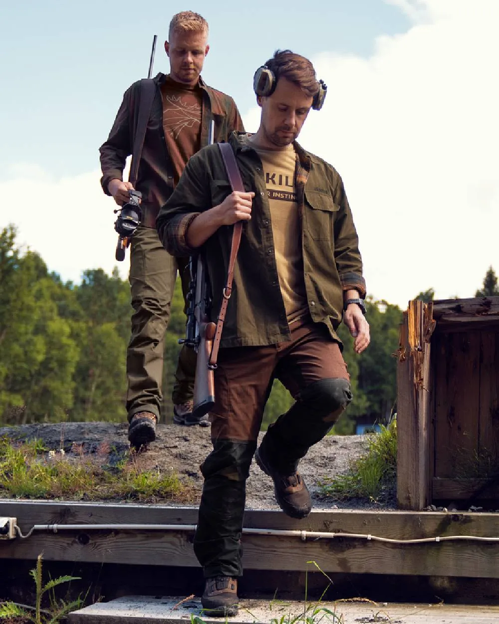 Harkila Eirik Reversible Shirt Jacket Shooting Check Shirts